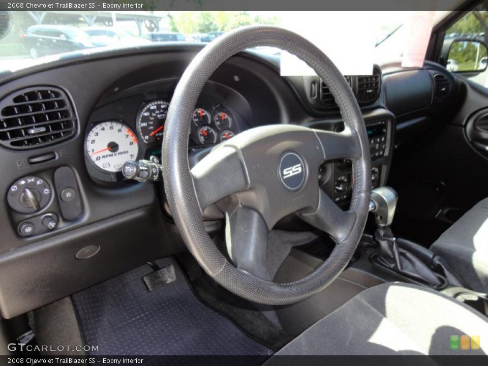 Ebony Interior Photo for the 2008 Chevrolet TrailBlazer SS #48030221