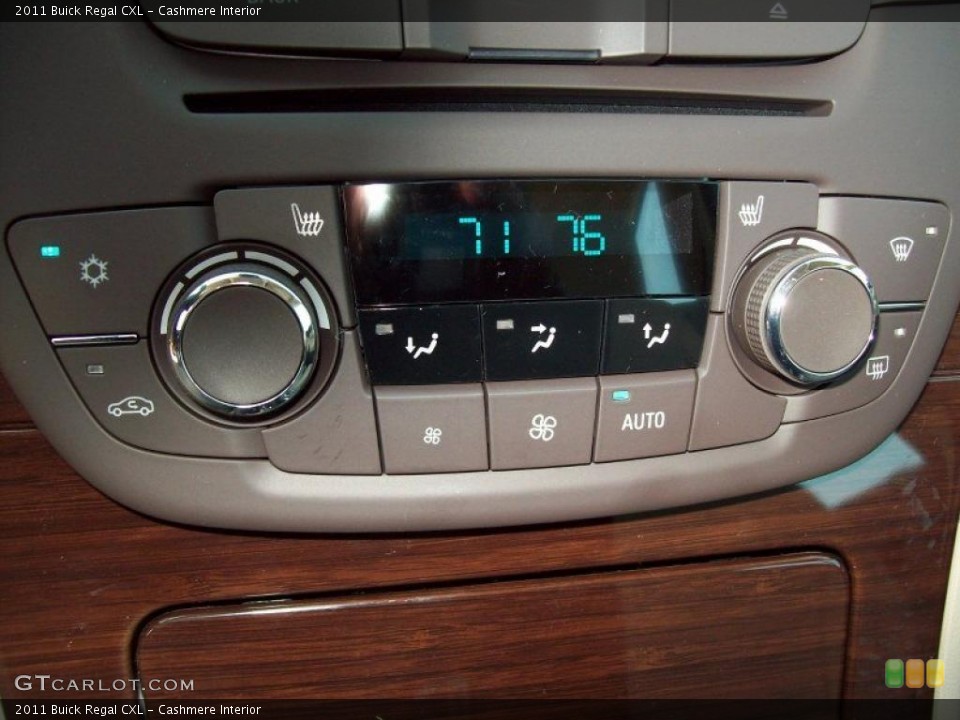 Cashmere Interior Controls for the 2011 Buick Regal CXL #48030302