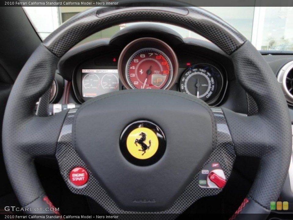 Nero Interior Steering Wheel for the 2010 Ferrari California  #48030482