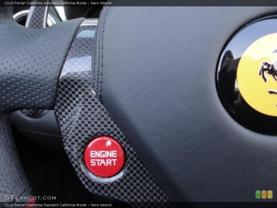 Nero Interior Controls for the 2010 Ferrari California  #48030497
