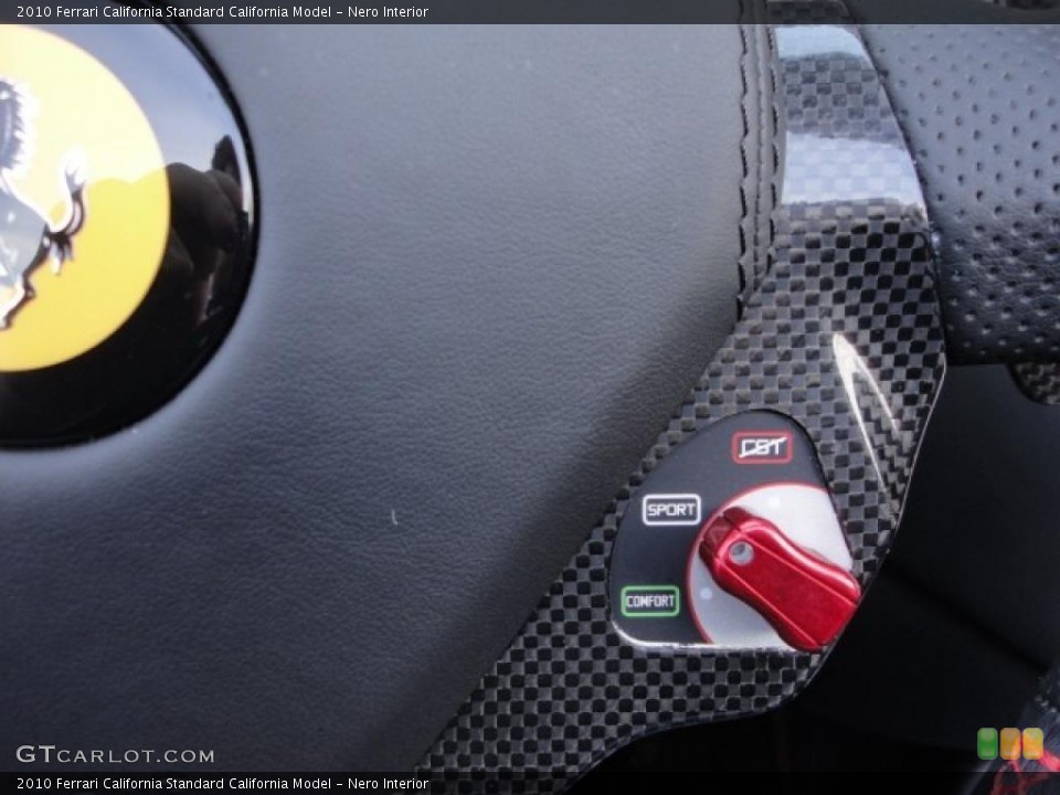 Nero Interior Controls for the 2010 Ferrari California  #48030512