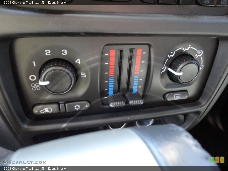 Ebony Interior Controls for the 2008 Chevrolet TrailBlazer SS #48030599