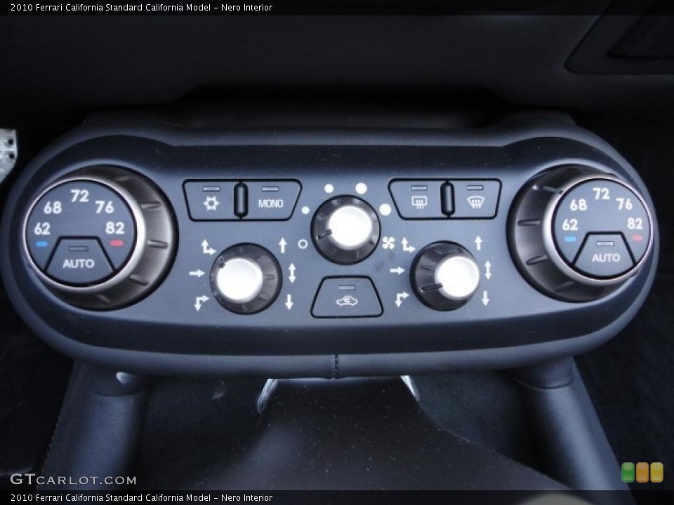 Nero Interior Controls for the 2010 Ferrari California  #48030602