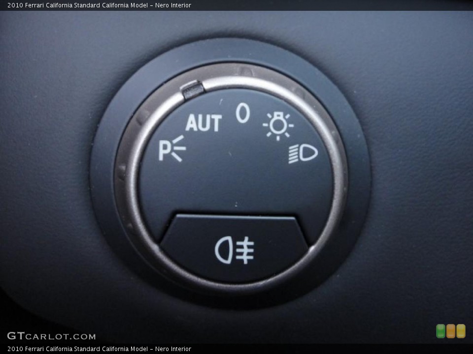 Nero Interior Controls for the 2010 Ferrari California  #48030662