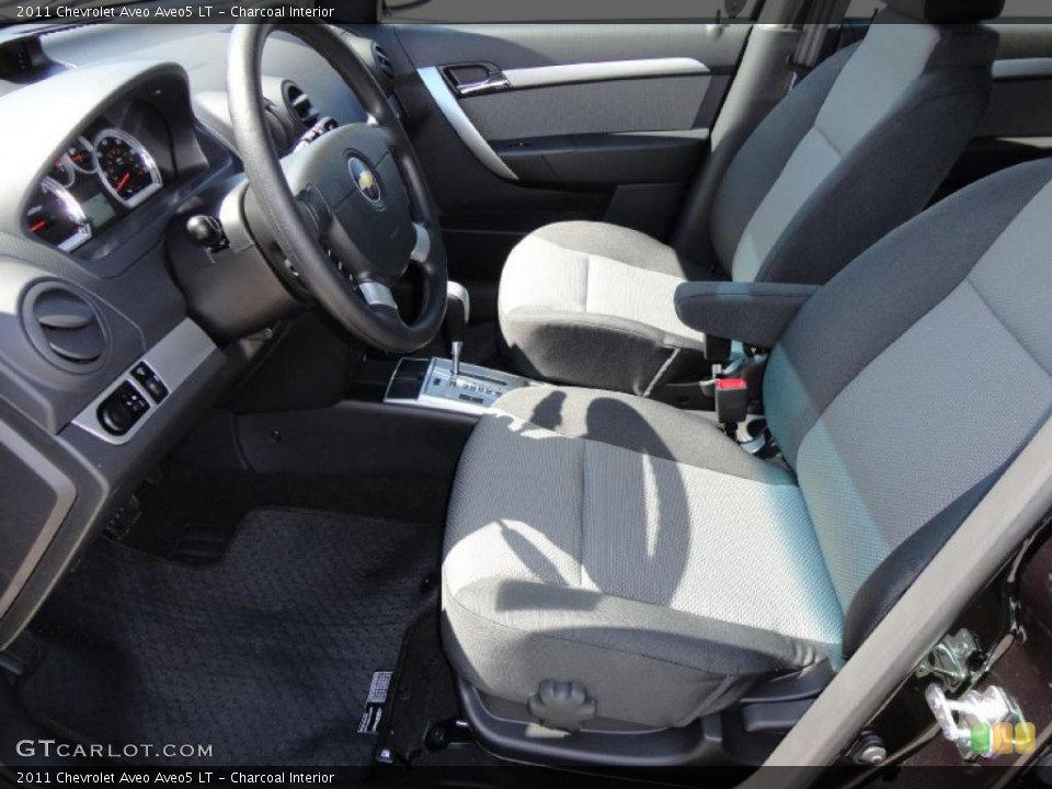 Charcoal Interior Photo for the 2011 Chevrolet Aveo Aveo5 LT #48030716