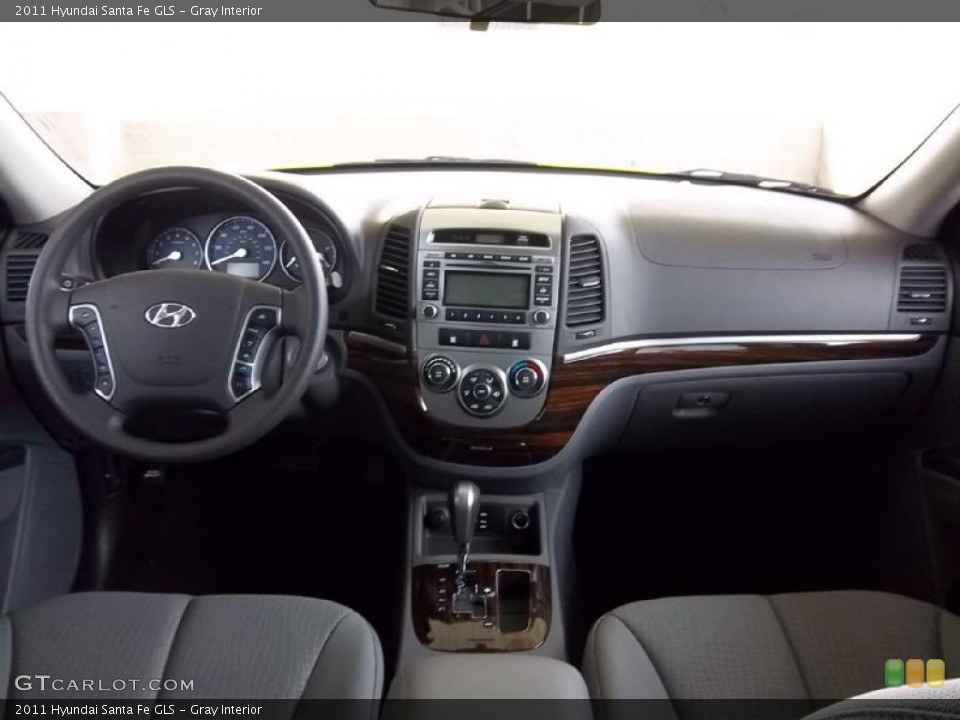 Gray Interior Dashboard for the 2011 Hyundai Santa Fe GLS #48030809
