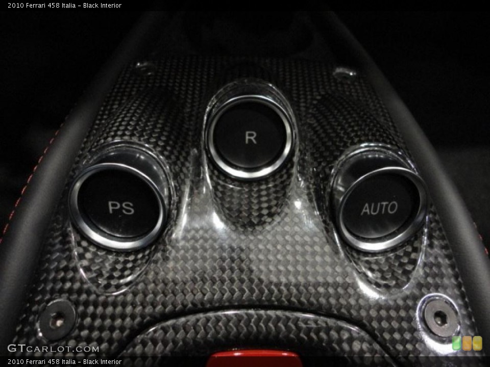 Black Interior Transmission for the 2010 Ferrari 458 Italia #48031160