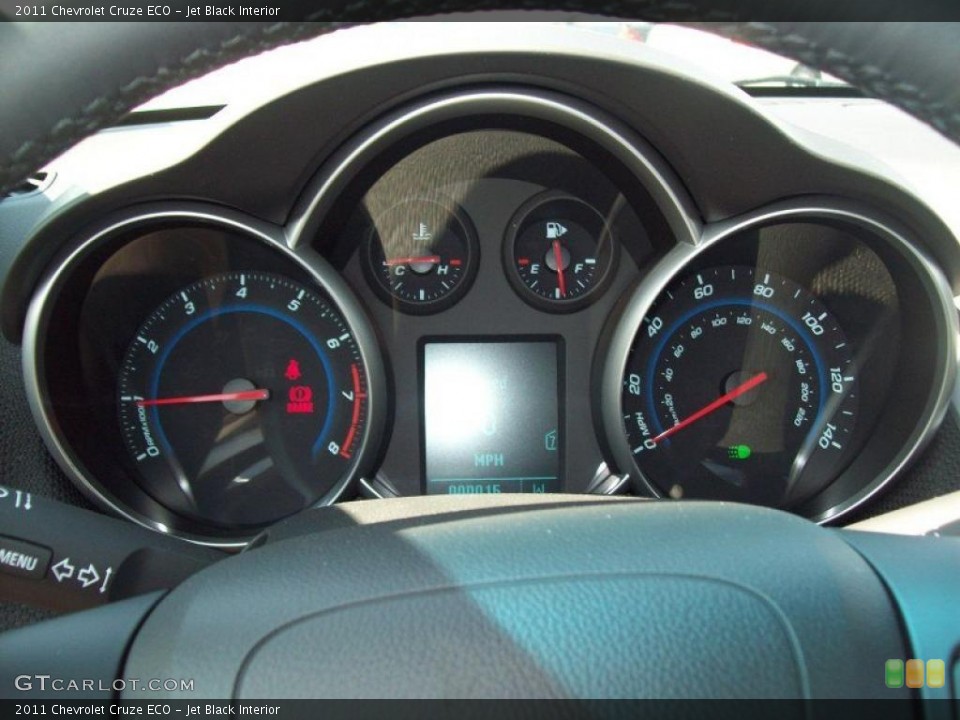 Jet Black Interior Gauges for the 2011 Chevrolet Cruze ECO #48031616
