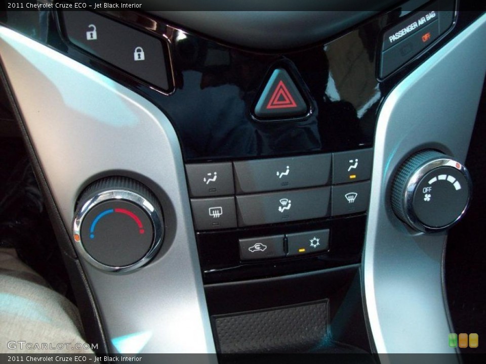 Jet Black Interior Controls for the 2011 Chevrolet Cruze ECO #48031646