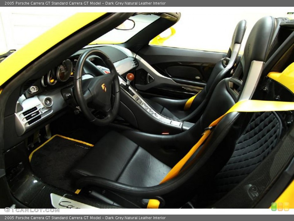 Dark Grey Natural Leather Interior Photo for the 2005 Porsche Carrera GT  #48031775
