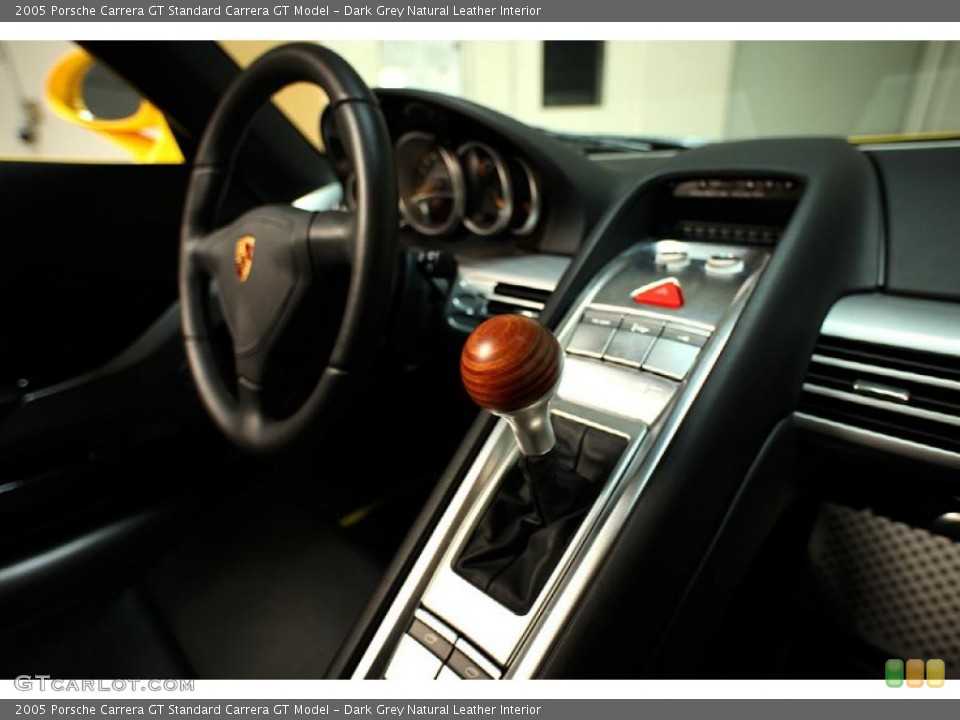 Dark Grey Natural Leather Interior Transmission for the 2005 Porsche Carrera GT  #48031817