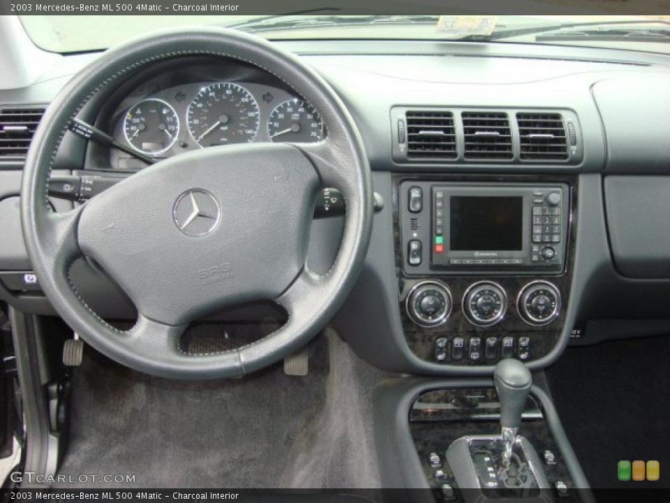 Charcoal Interior Dashboard for the 2003 Mercedes-Benz ML 500 4Matic #48033266