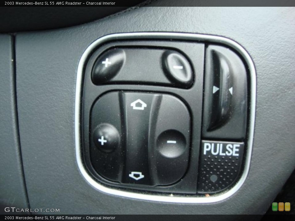 Charcoal Interior Controls for the 2003 Mercedes-Benz SL 55 AMG Roadster #48033593