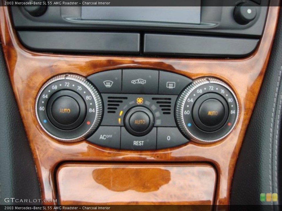 Charcoal Interior Controls for the 2003 Mercedes-Benz SL 55 AMG Roadster #48033722
