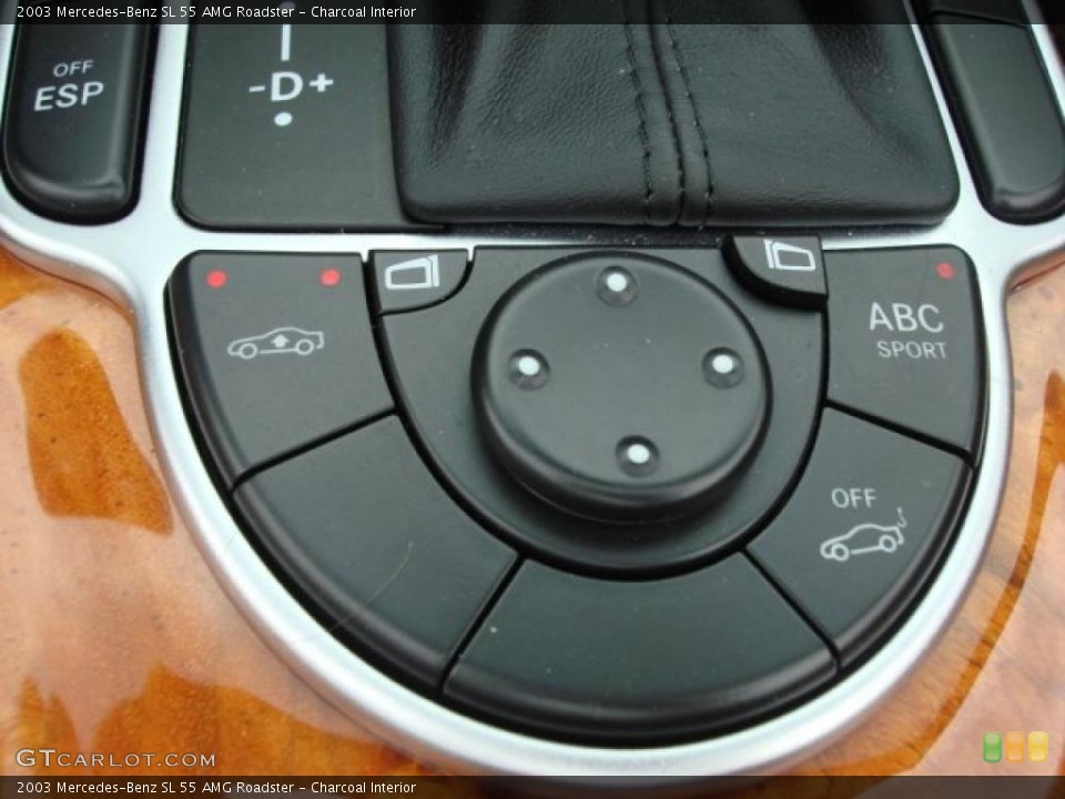 Charcoal Interior Controls for the 2003 Mercedes-Benz SL 55 AMG Roadster #48033764
