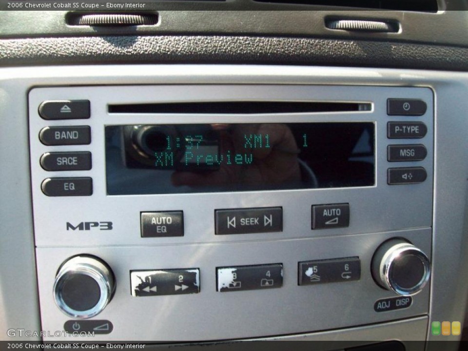 Ebony Interior Controls for the 2006 Chevrolet Cobalt SS Coupe #48033869