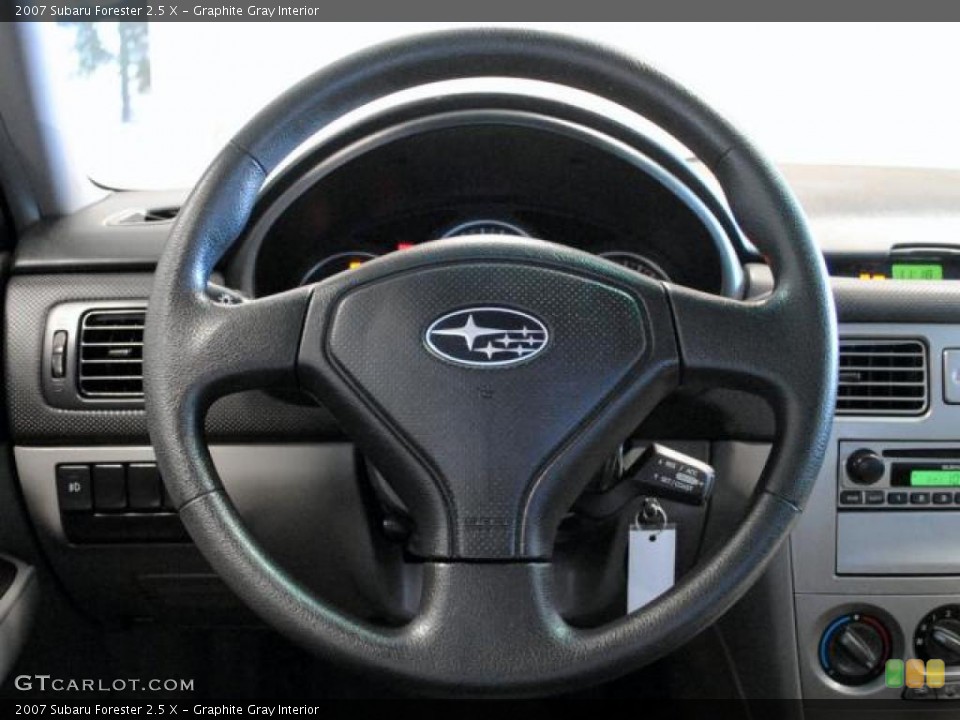 Graphite Gray Interior Steering Wheel for the 2007 Subaru Forester 2.5 X #48033959