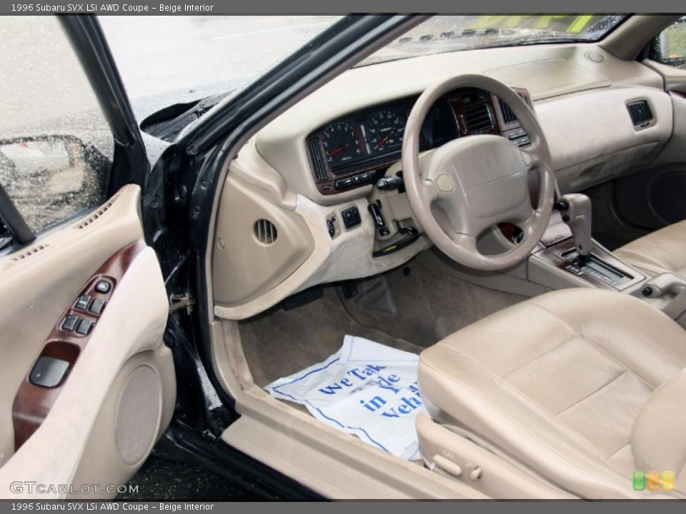 Beige Interior Photo for the 1996 Subaru SVX LSi AWD Coupe #48034952