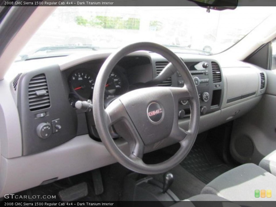 Dark Titanium Interior Dashboard for the 2008 GMC Sierra 1500 Regular Cab 4x4 #48036509