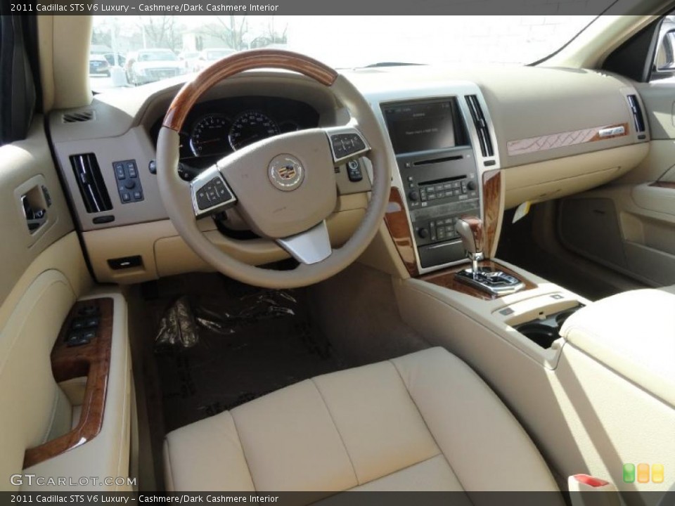 Cashmere/Dark Cashmere Interior Prime Interior for the 2011 Cadillac STS V6 Luxury #48041219