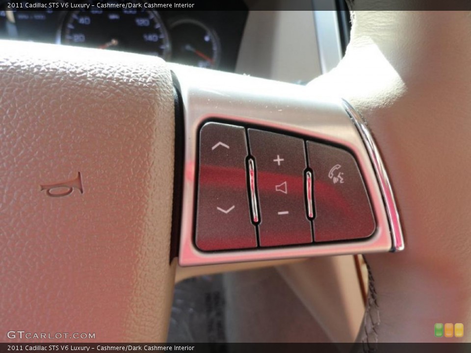 Cashmere/Dark Cashmere Interior Controls for the 2011 Cadillac STS V6 Luxury #48041351
