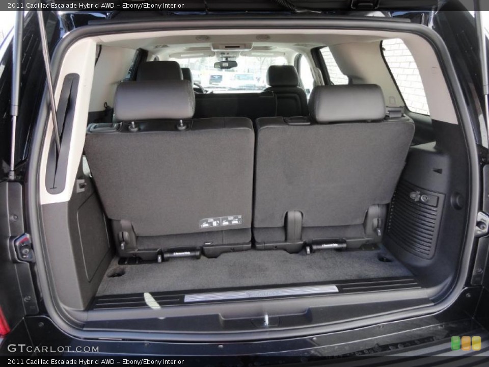 Ebony/Ebony Interior Trunk for the 2011 Cadillac Escalade Hybrid AWD #48042164