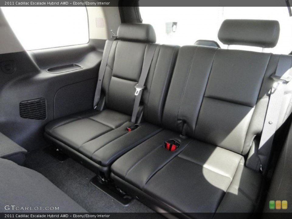 Ebony/Ebony Interior Photo for the 2011 Cadillac Escalade Hybrid AWD #48042179