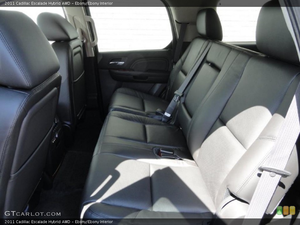 Ebony/Ebony Interior Photo for the 2011 Cadillac Escalade Hybrid AWD #48042194