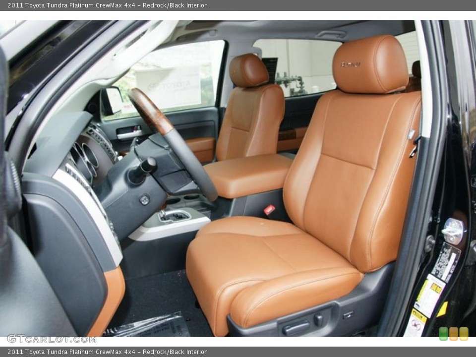 Redrock/Black Interior Photo for the 2011 Toyota Tundra Platinum CrewMax 4x4 #48046114