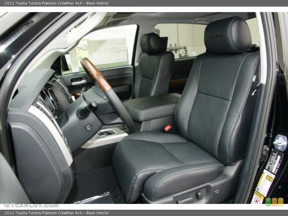 Black Interior Photo for the 2011 Toyota Tundra Platinum CrewMax 4x4 #48046345
