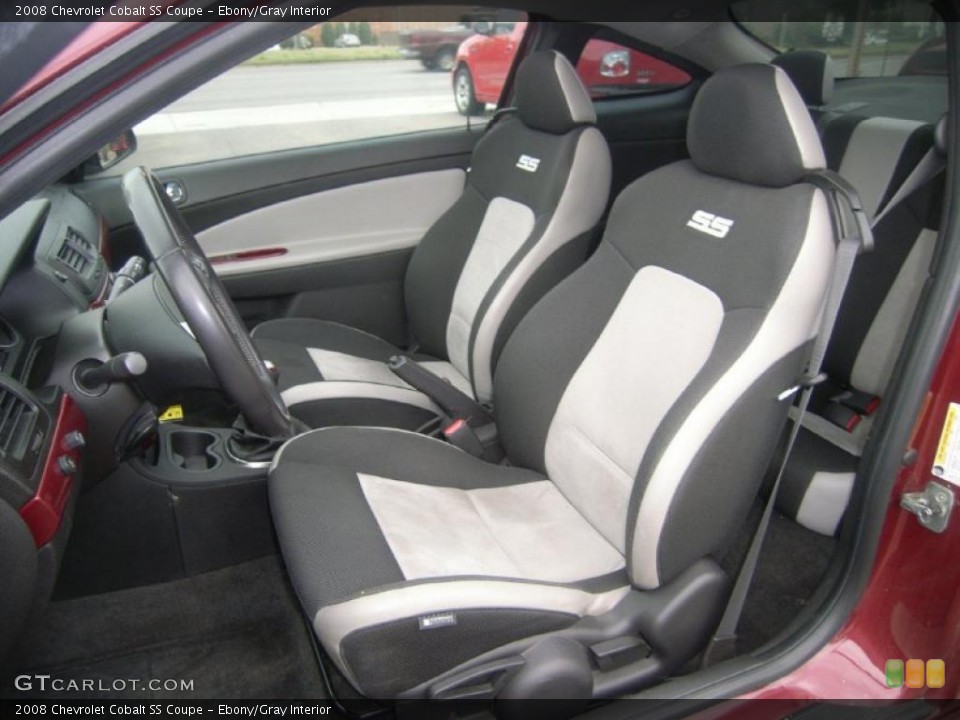 Ebony/Gray Interior Photo for the 2008 Chevrolet Cobalt SS Coupe #48047188