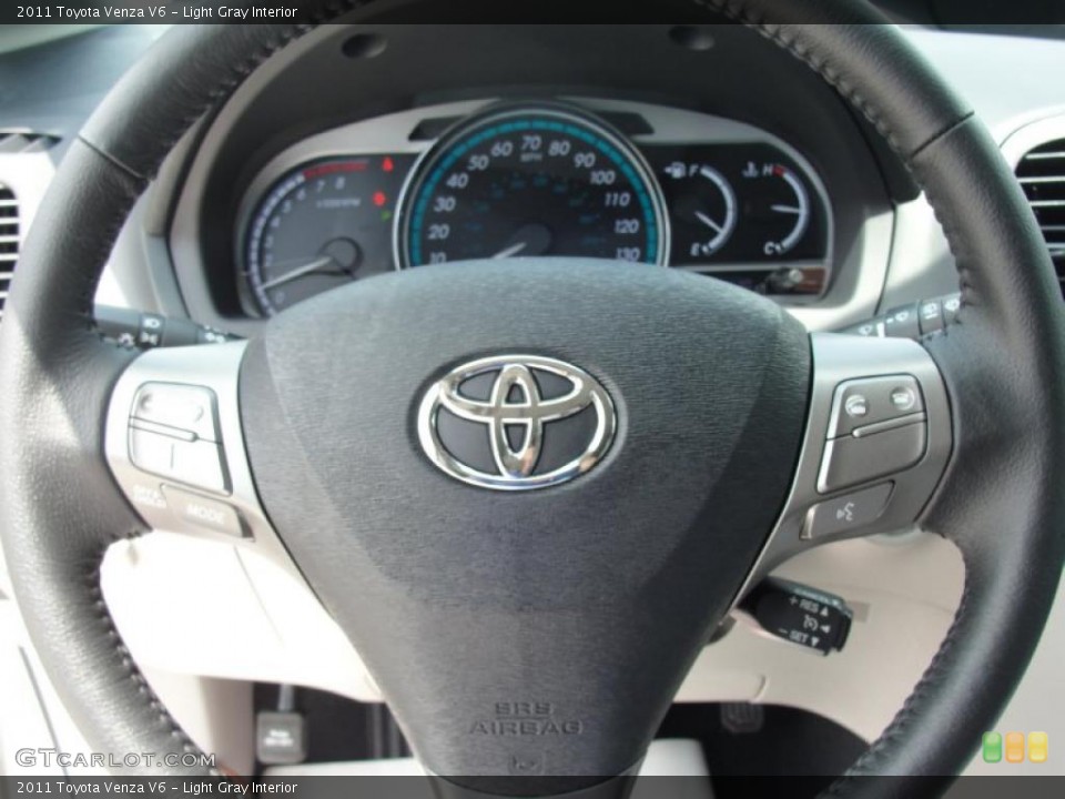 Light Gray Interior Steering Wheel for the 2011 Toyota Venza V6 #48048410