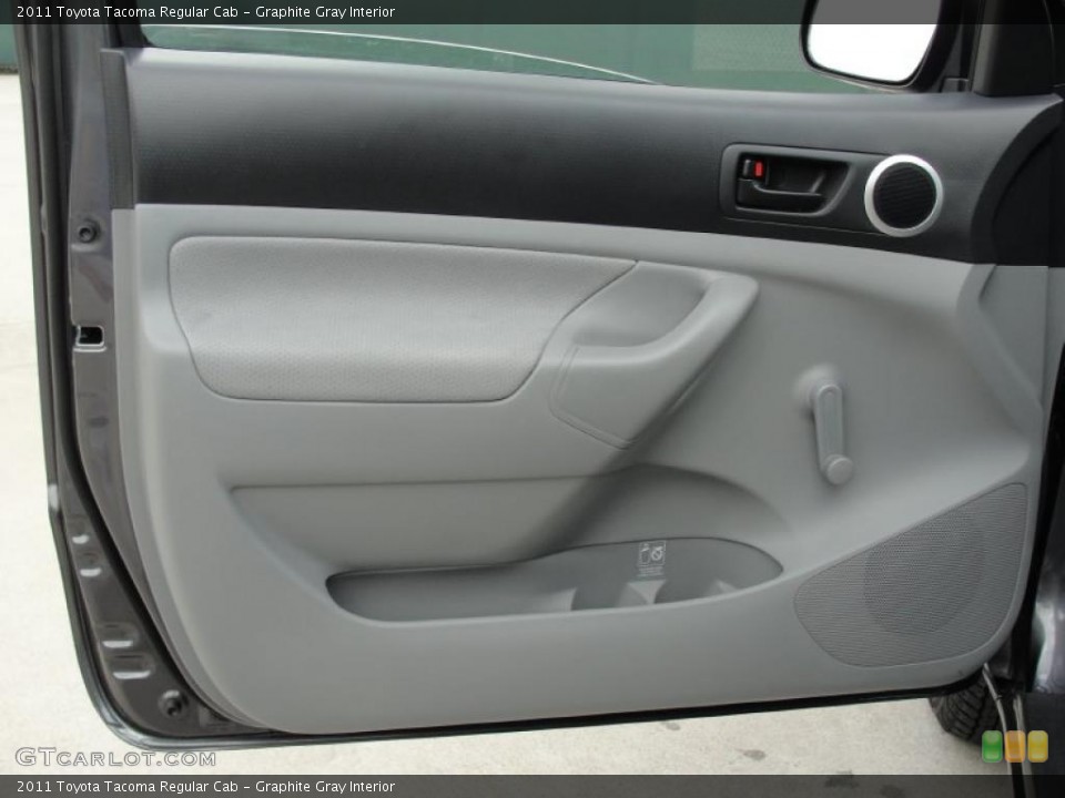 Graphite Gray Interior Door Panel for the 2011 Toyota Tacoma Regular Cab #48049229