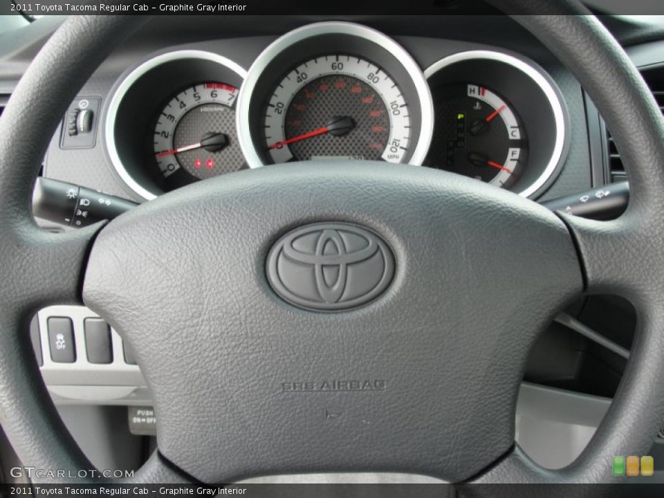 Graphite Gray Interior Steering Wheel for the 2011 Toyota Tacoma Regular Cab #48049442