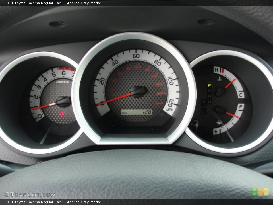 Graphite Gray Interior Gauges for the 2011 Toyota Tacoma Regular Cab #48049460