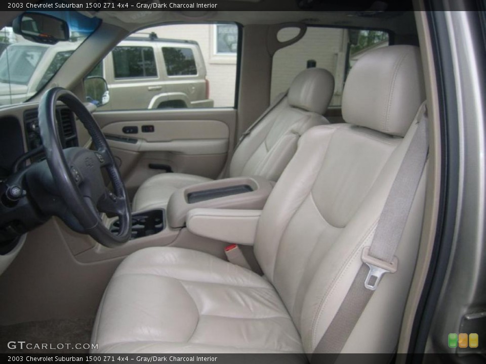 Gray/Dark Charcoal Interior Photo for the 2003 Chevrolet Suburban 1500 Z71 4x4 #48049739