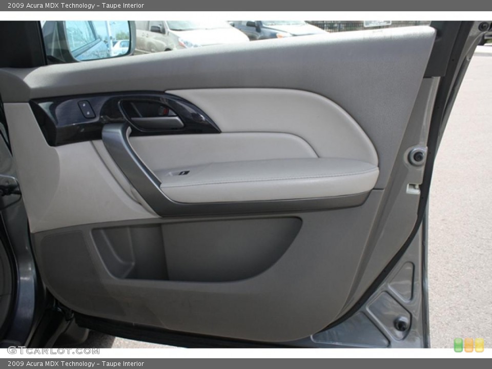 Taupe Interior Door Panel for the 2009 Acura MDX Technology #48051920