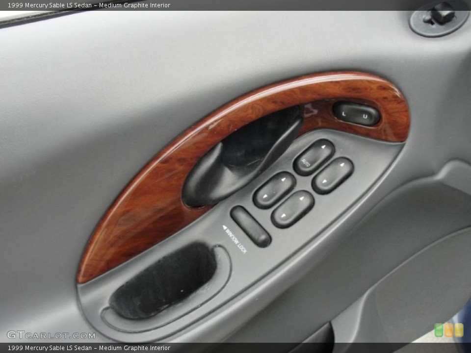 Medium Graphite Interior Controls for the 1999 Mercury Sable LS Sedan #48053717