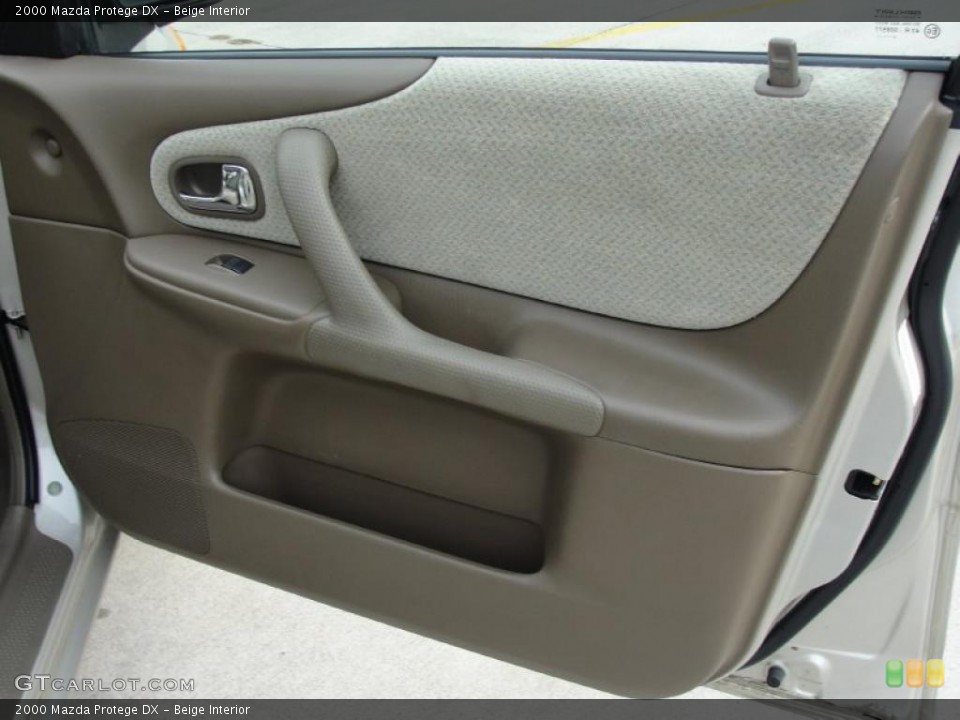 Beige Interior Door Panel for the 2000 Mazda Protege DX #48054239