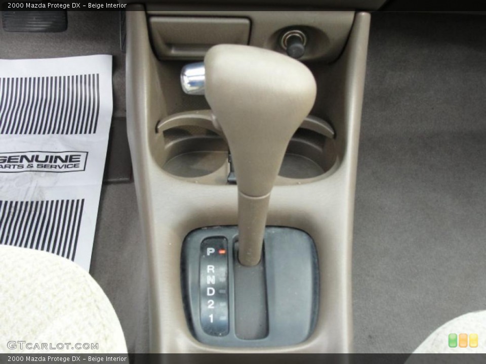 Beige Interior Transmission for the 2000 Mazda Protege DX #48054491
