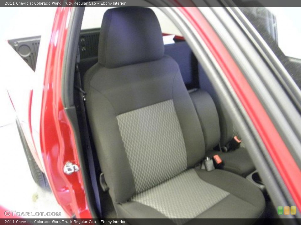 Ebony Interior Photo for the 2011 Chevrolet Colorado Work Truck Regular Cab #48054506