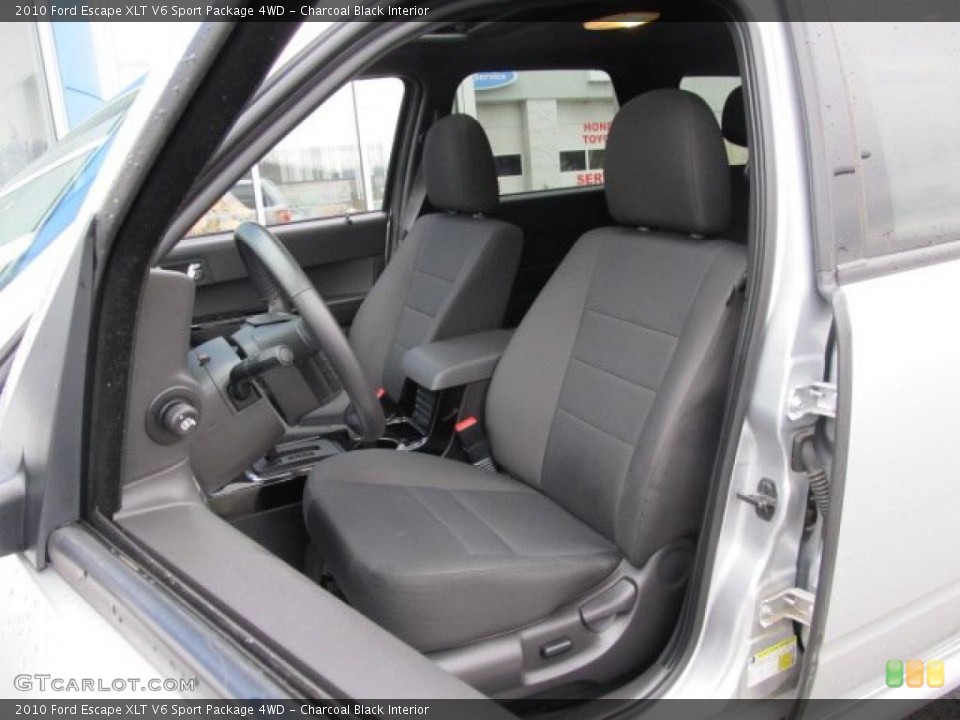 Charcoal Black Interior Photo for the 2010 Ford Escape XLT V6 Sport Package 4WD #48054749