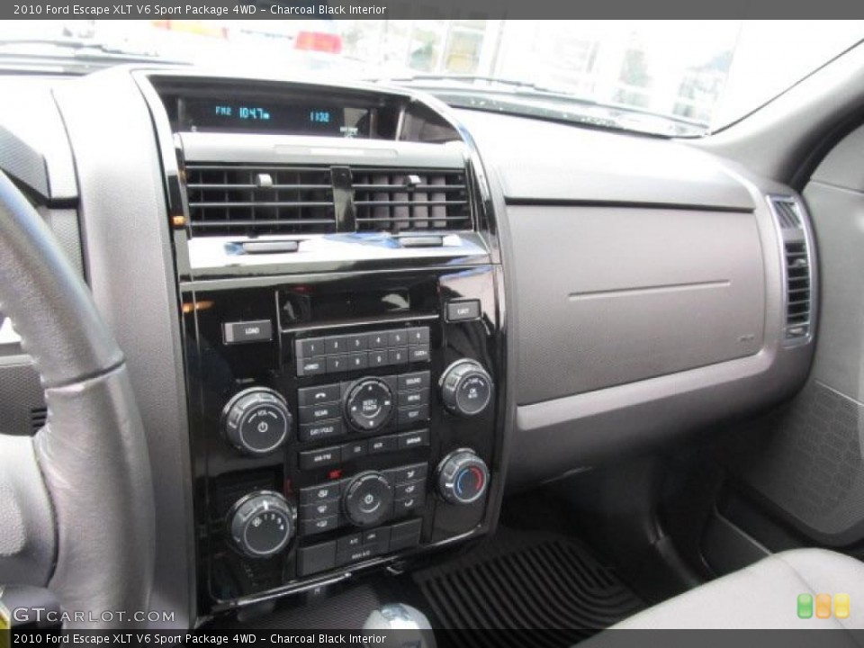 Charcoal Black Interior Controls for the 2010 Ford Escape XLT V6 Sport Package 4WD #48054785
