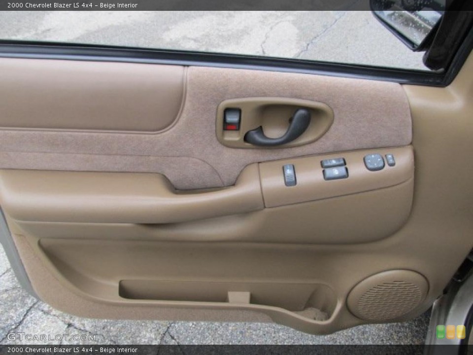 Beige Interior Door Panel for the 2000 Chevrolet Blazer LS 4x4 #48055316