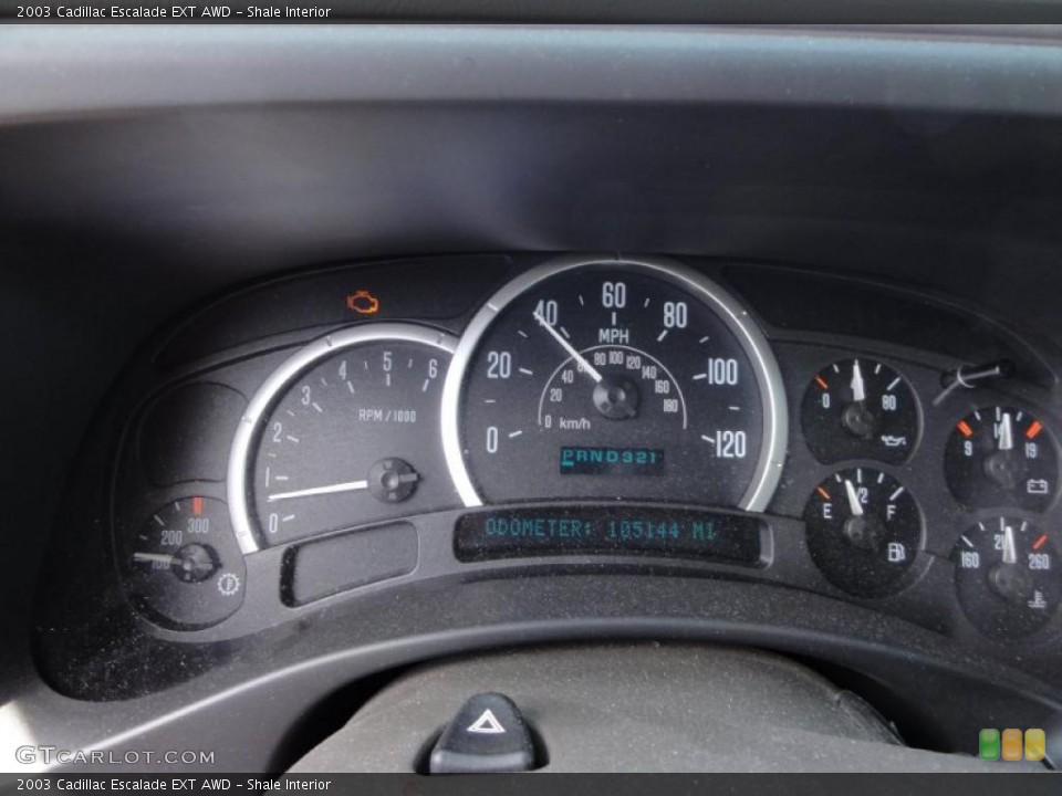Shale Interior Gauges for the 2003 Cadillac Escalade EXT AWD #48056021