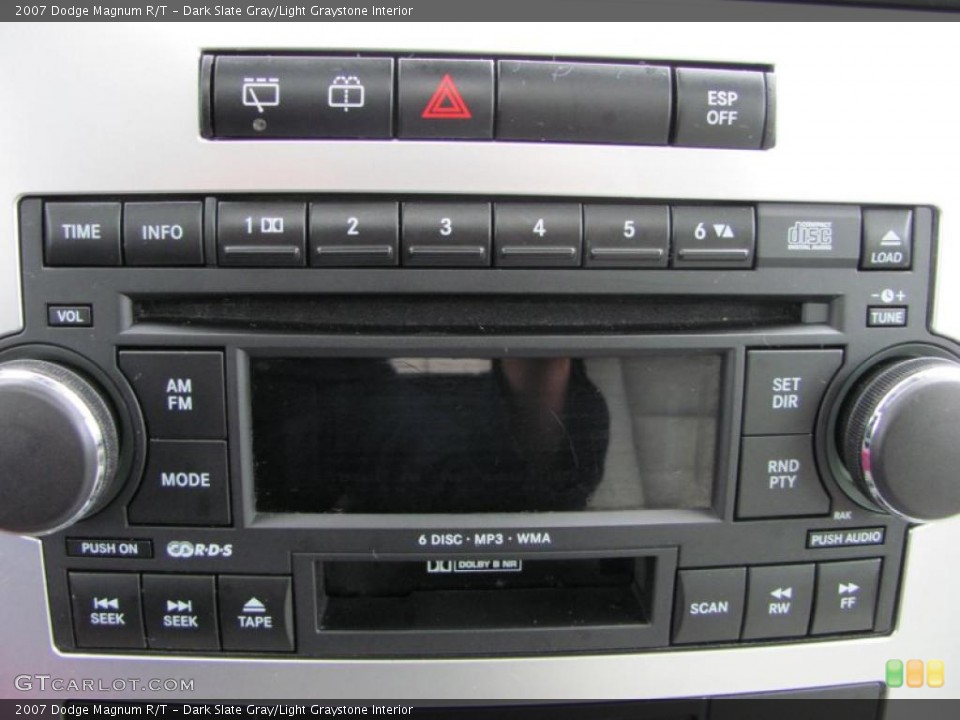 Dark Slate Gray/Light Graystone Interior Controls for the 2007 Dodge Magnum R/T #48056066