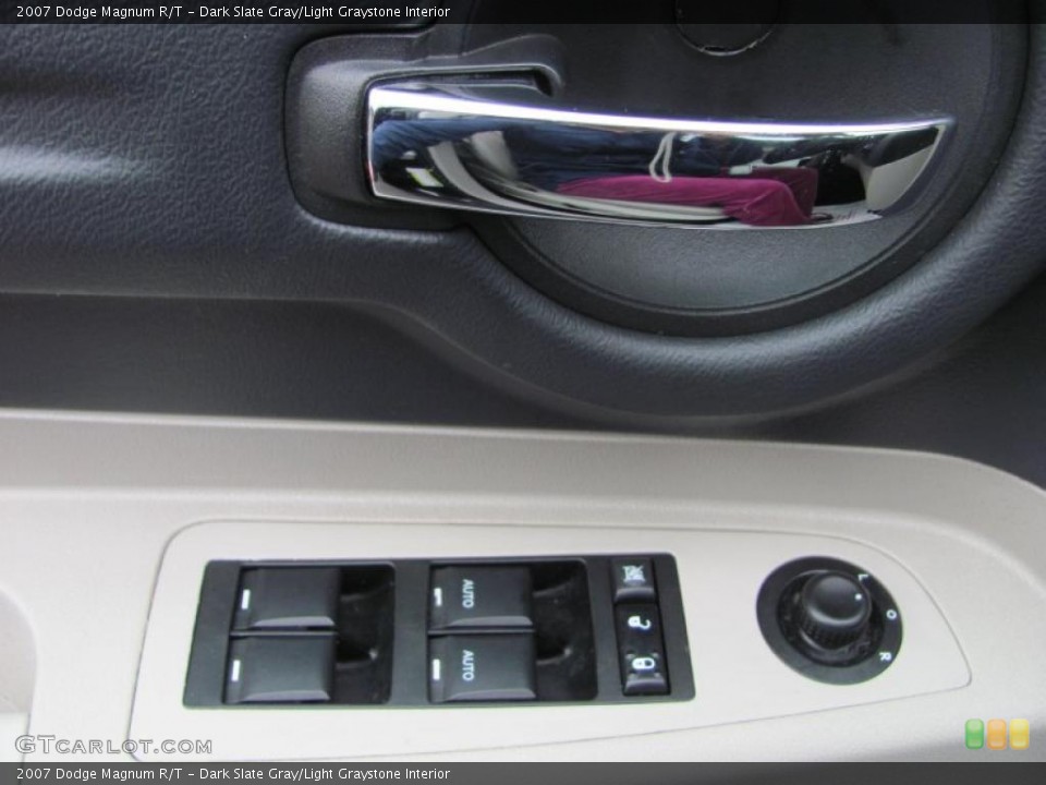 Dark Slate Gray/Light Graystone Interior Controls for the 2007 Dodge Magnum R/T #48056078