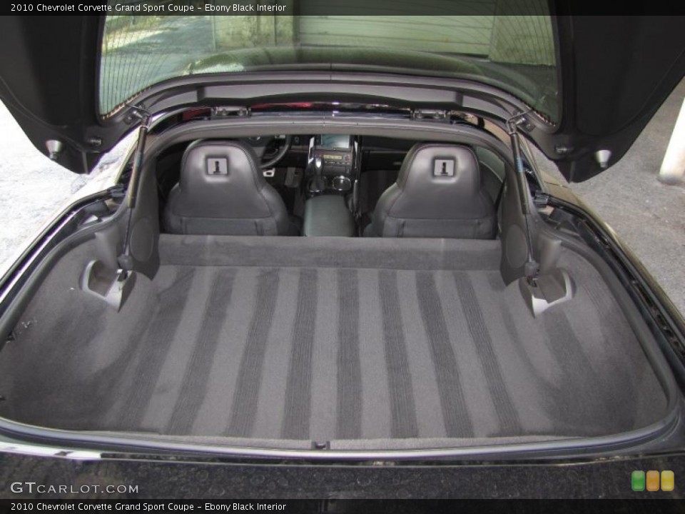 Ebony Black Interior Trunk for the 2010 Chevrolet Corvette Grand Sport Coupe #48057944