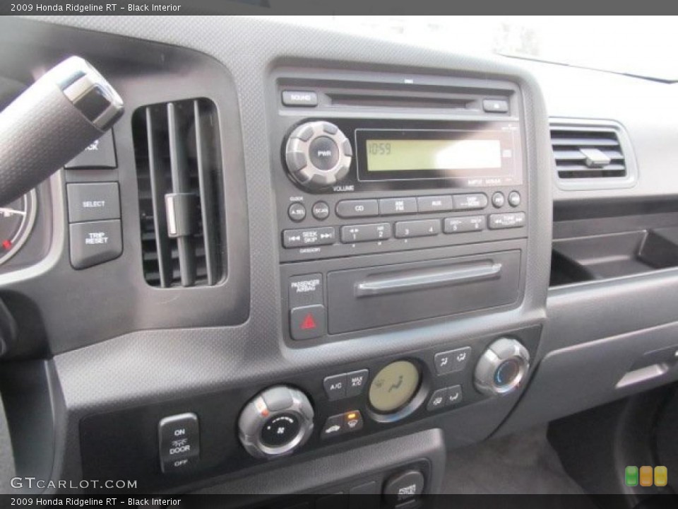 Black Interior Controls for the 2009 Honda Ridgeline RT #48058076