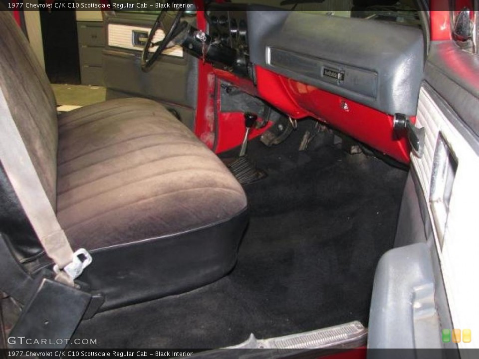 Black 1977 Chevrolet C/K Interiors